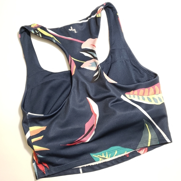 5/$15 XSmall JoyLab Dark Blue Long Line Sports Bra - Picture 5 of 6